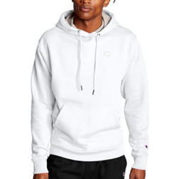 Champion Powerblend Fleece C Logo Hoodie - White