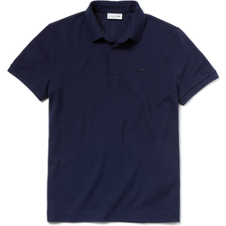 Lacoste Paris Regular Fit Stretch Cotton Piqué Polo Shirt - Navy Blue
