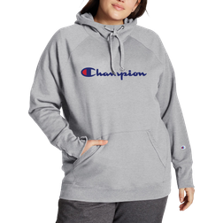 Champion Powerblend Hoodie Plus Size - Oxford Grey