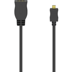 Hama Essential Line HDMI-HDMI Micro M-F 0.1m