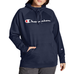 Champion Powerblend Hoodie Plus Size - Athletic Navy