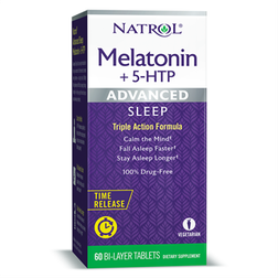 Natrol Melatonin + 5 HTP Advanced 60