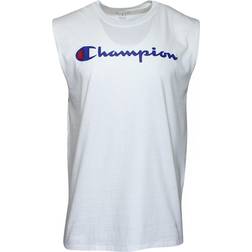 Champion Classic Graphic Muscle Script Logo T-shirt Unisex - White