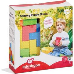 Edushape Sensory Puzzle Blocks 18Pcs