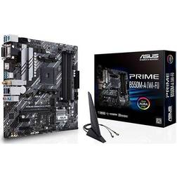 ASUS 90MB14D0-M0AAY0 PRIME B550MA WiFi6 AMD AM4 R3 Gaming Motherboard