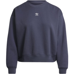 Adidas Women's Originals Adicolor Essentials Crew Sweatshirt Plus Size - Shadow Navy