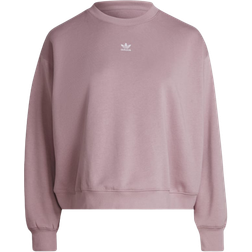 Adidas Women's Originals Adicolor Essentials Crew Sweatshirt Plus Size - Magic Mauve