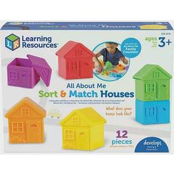 Learning Resources All About Me Sort & Match Houses, Assorted Colors (LER3370)