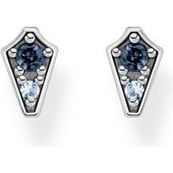 Thomas Sabo Royalty Ear Studs - Silver/Blue