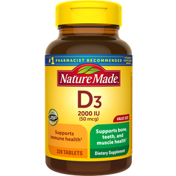 Nature Made Vitamin D3 2000iu 220