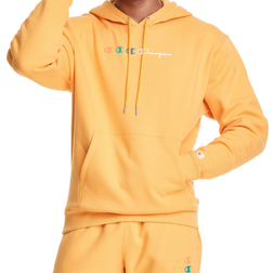 Champion Classic Fleece Triple Logo Hoodie - Yellow Mustard