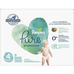 Pampers Pure Protection Diapers Size 4 10-17kg 58pcs