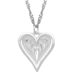 Montana Silversmiths Just My Heart Necklace - Silver