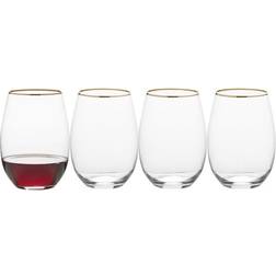 Mikasa Julie Gold Red Wine Glass 19.612fl oz 4