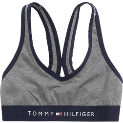 Tommy Hilfiger Logo Bralette - Grey Heather