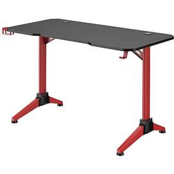 SAFCO Ultimate Computer Gaming Desk - Black/Red