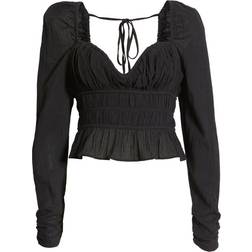 Free People Chloe Top - Black