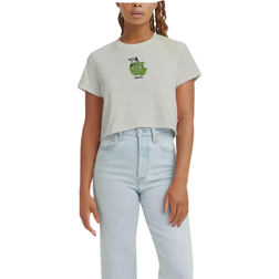 Levi's Cropped Jordie T-shirt - Cloud Dancer/White