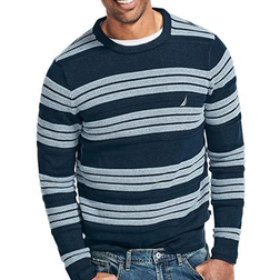 Nautica Striped Sweater - Navy