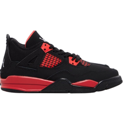 Nike Air Jordan 4 Retro Red Thunder PS - Black/Multi-Color-Multi-Color/Crimson