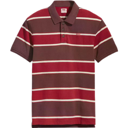 Levi's Housemark Polo Shirt - Biker Red Stripe/Multi Color