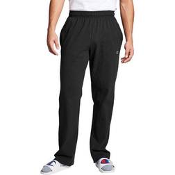 Champion 32.5" Open Bottom Everyday Cotton Pants Unisex - Black