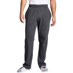 Champion 32.5" Open Bottom Everyday Cotton Pants Unisex - Granite Heather