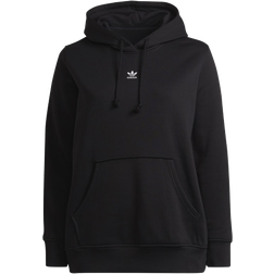 Adidas Women's Adicolor Essentials Hoodie (Plus Size) - Black