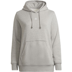 Adidas Women's Adicolor Essentials Hoodie (Plus Size) - Medium Grey Heather