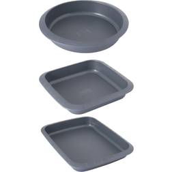 Berghoff GEM 3-Piece Non-Stick Cake Set, Gray Cake Pan