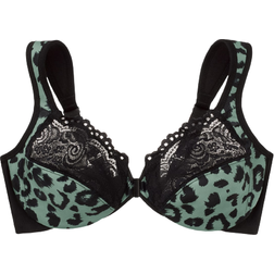 Glamorise Front-Closure WonderWire Bra - Centennial Leopard