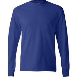 Hanes Men's Authentic Long-Sleeve T-shirt - Deep Royal