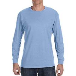 Hanes Men's Authentic Long-Sleeve T-shirt - Light Blue