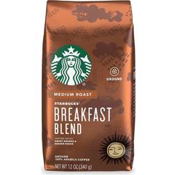 Starbucks Breakfast Blend Medium Roast Ground Coffee 12oz
