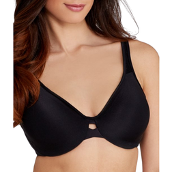 Bali Lilyette Plung Into Comfort Keyhole Minimizer Bra - Onyx