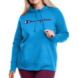 Champion Powerblend Hoodie Plus Size - Balboa Blue