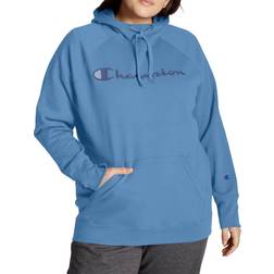 Champion Powerblend Hoodie Plus Size - Team Light Blue