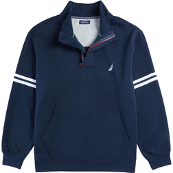 Nautica Big & Tall J-Class Quarter-Zip Sweatshirt - Navy