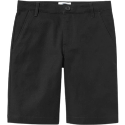 Old Navy Built-In Flex Twill Straight Uniform Shorts - Black Jack (284360022)