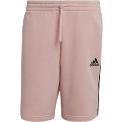 Adidas Essentials Fleece 3-Stripes Shorts - Wonder Mauve/Black