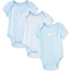 Little Me Welcome to the World 3-Pack Bodysuits - Blue (LB811363N)