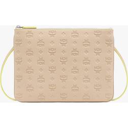 MCM Klara Monogram Pouch Croissant