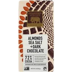 Endangered Species Almonds, Sea Salt + Dark Chocolate 3oz