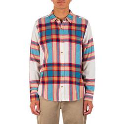 Hurley Men's Portland Flannel Shirt - Cyber Teal