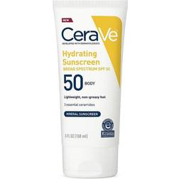 CeraVe Hydrating Mineral Sunscreen Body Lotion SPF50 5.1fl oz