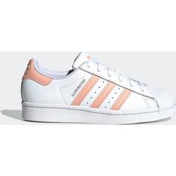 Adidas Superstar Shoes - Cloud White/Haze Coral/Cloud White