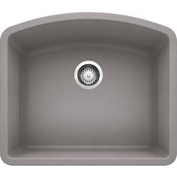 Blanco 440173 DIAMOND Silgranit Undermount Sink: Metallic Gray Gray