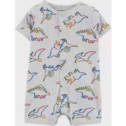 Carter's Dinosaur Snap-Up Romper - Heather (1N055410)