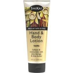 Shikai Moisturizing Hand & Body Lotion Vanilla 8fl oz