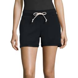 Hanes Women's Luxe Fleece Short - Black